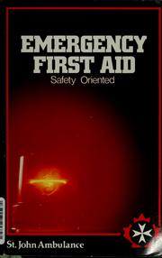 Cover of: Emergency first aid by St. John Ambulance