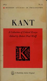 Cover of Kant