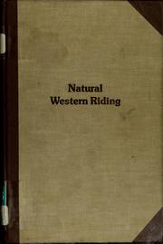 Cover of: Natural western riding