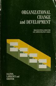 Cover of: Organizational change and development.
