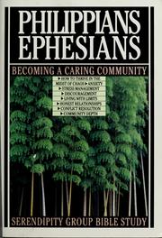 Cover of: Philippians ; Ephesians: becoming a caring community