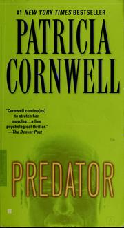 Cover of: Predator by Patricia Cornwell