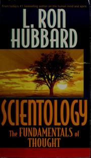 Cover of: Scientology: the fundamentals of thought