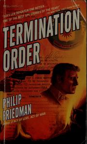 Cover of: Termination Order