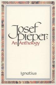 Cover of: An anthology by Josef Pieper