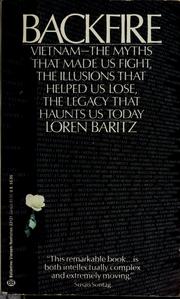 Cover of: Backfire by Loren Baritz