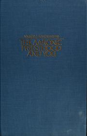 Cover of: The Aaronic priesthood and you