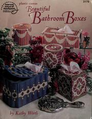 Beautiful bathroom boxes (plastic canvas) by Kathy Wirth