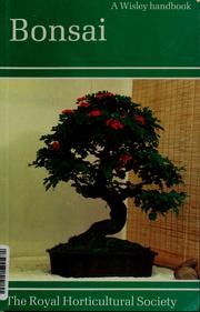 Cover of: Bonsai by A. S. Roger