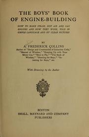 Cover of: The boys' book of engine-building by A. Frederick Collins