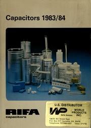 Cover of: Capacitors 1983/84