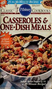 Cover of: Casseroles & one-dish meals by Pillsbury Company