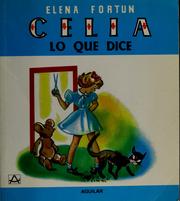 Cover of: Celia, lo que dice
