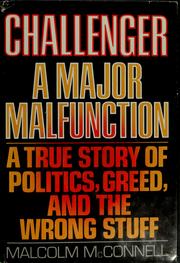Cover of: Challenger: a major malfunction