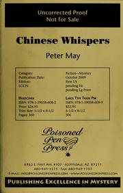 Cover of: Chinese whispers