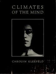 Cover of: Climates of the mind
