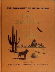 Cover of: The community of living things in the desert
