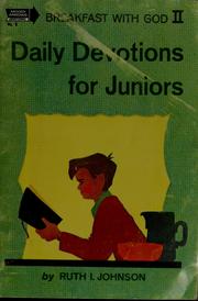 Cover of: Daily devotions for juniors