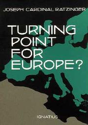 Cover of: A turning point for Europe?: the church in the modern world : assessment and forecast
