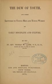 Cover of: The dew of youth by Thomas March Clark