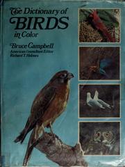 Cover of: The dictionary of birds in color