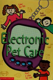 Cover of: Electronic pet care by Tracey West