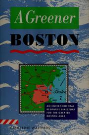 A greener Boston by Catherine Walthers