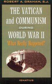 Cover of: The Vatican and communism in World War II: what really happened?
