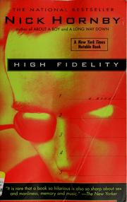 Cover of: High fidelity by Nick Hornby