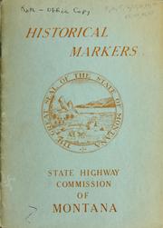 Cover of: Historical markers