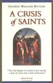 Cover of: A Crisis of Saints
