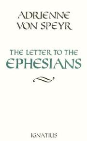 Cover of: The letter to the Ephesians