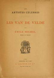 Les Van de Velde by Emile Michel