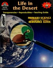 Cover of: Life in the desert
