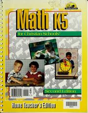 MATH K5 HOME STUDENT WORKBOOK (55939) by Bob Jones