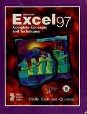 Cover of: Microsoft Excel 97 by Gary B. Shelly