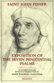 Exposition of the seven penitential Psalms by Fisher, John Saint