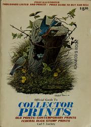 Cover of: Official guide to collector prints by Carl F. Luckey