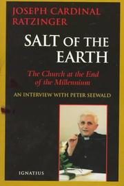 Salt of the earth by Joseph Ratzinger