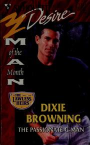 Cover of: The passionate G-man by Dixie Browning