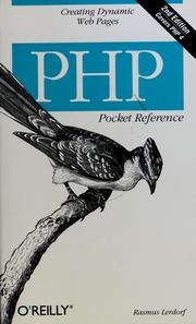 Cover of: PHP: Pocket Reference