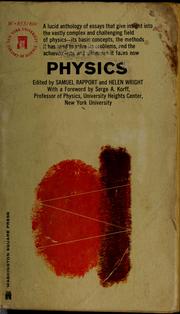Cover of: Physics by Samuel Berder Rapport
