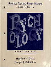 Cover of: Psychology: practice test and review manual : 3rd ed