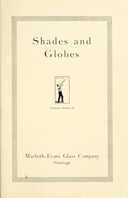 Cover of: Shades and globes: catalogue number 42