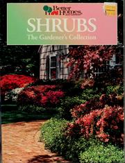 Cover of: Shrubs: the gardener's collection.