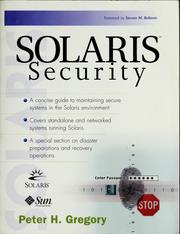 Cover of: Solaris security