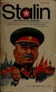 Cover of: Stalin; the history of a dictator