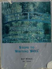 Cover of: Steps to writing well: a concise guide to composition