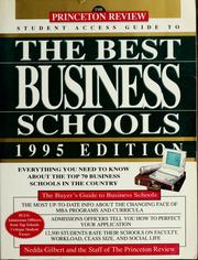 Cover of: Student access guide to The best business schools