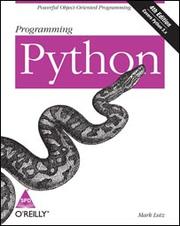 Cover of: Programming Python by 